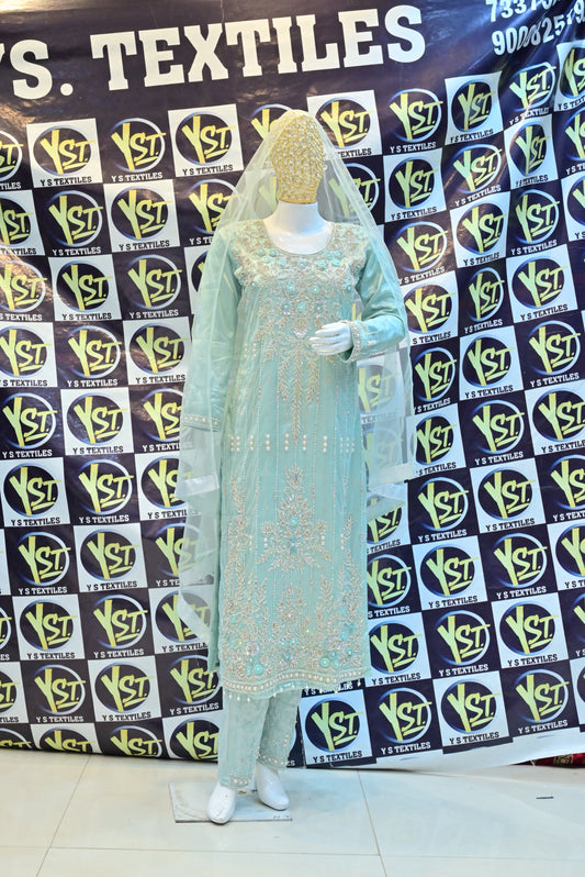 PAKISTANI LONG LENGTH READY MADE SUIT