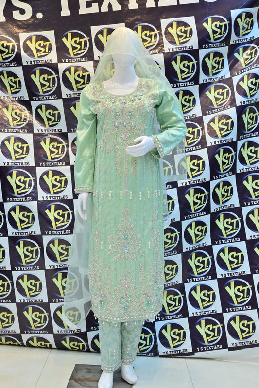 PAKISTANI LONG LENGTH READY MADE SUIT