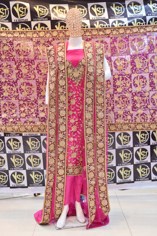 KHADA DUPATTA ZARI WORK